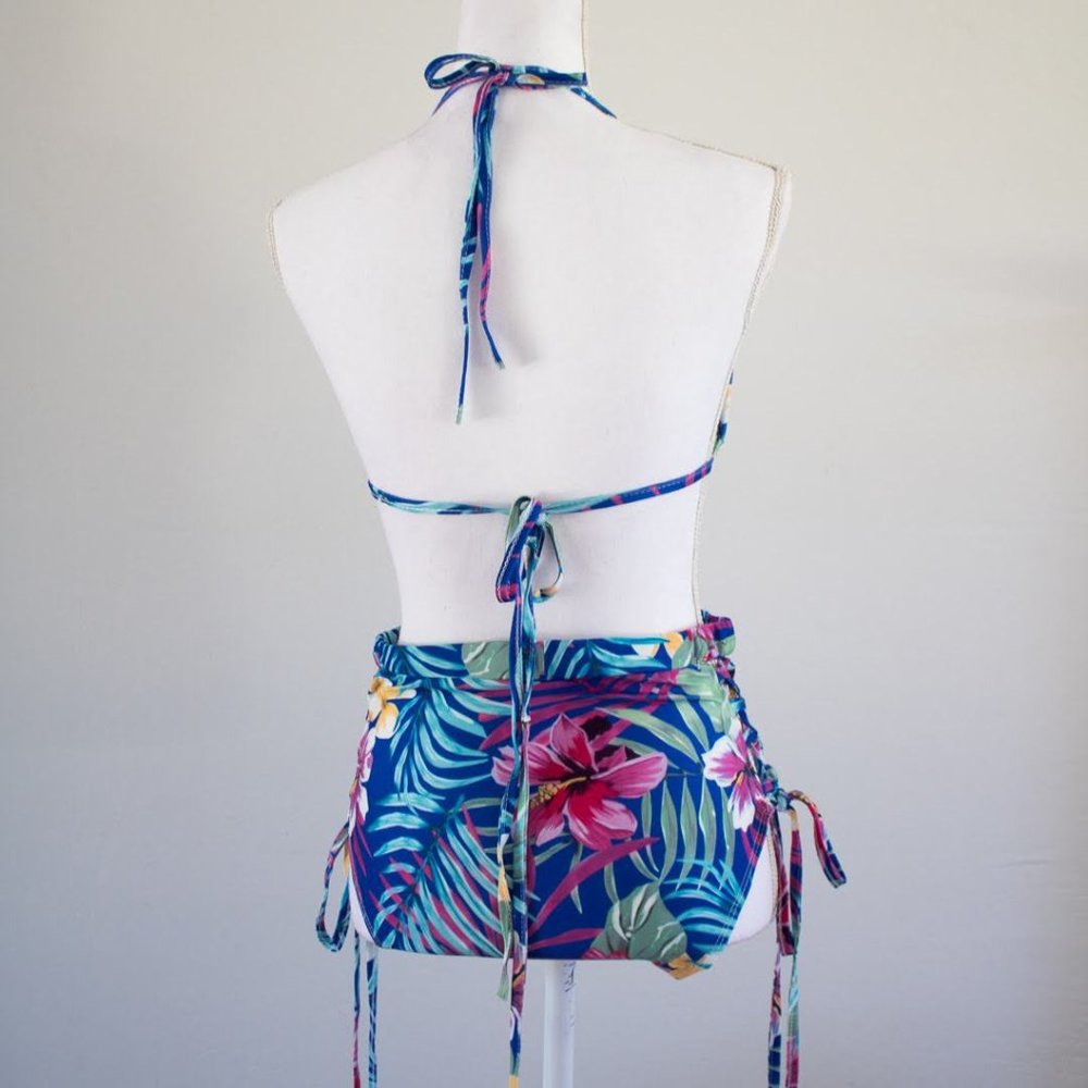 NWOT Tropical 3-Piece Bikini w/Cover-up Kimono- L - Picture 6 of 12